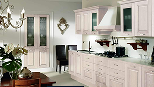 Cocina blanca brillo económica